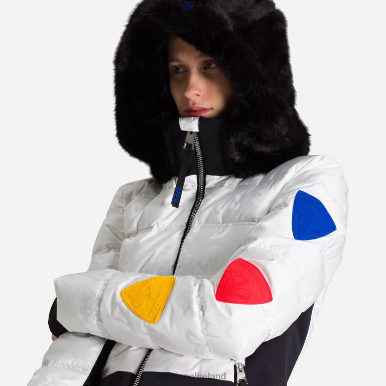 Rossignol Tops Women Jcc Twins Down Jacket White 62R6R1115