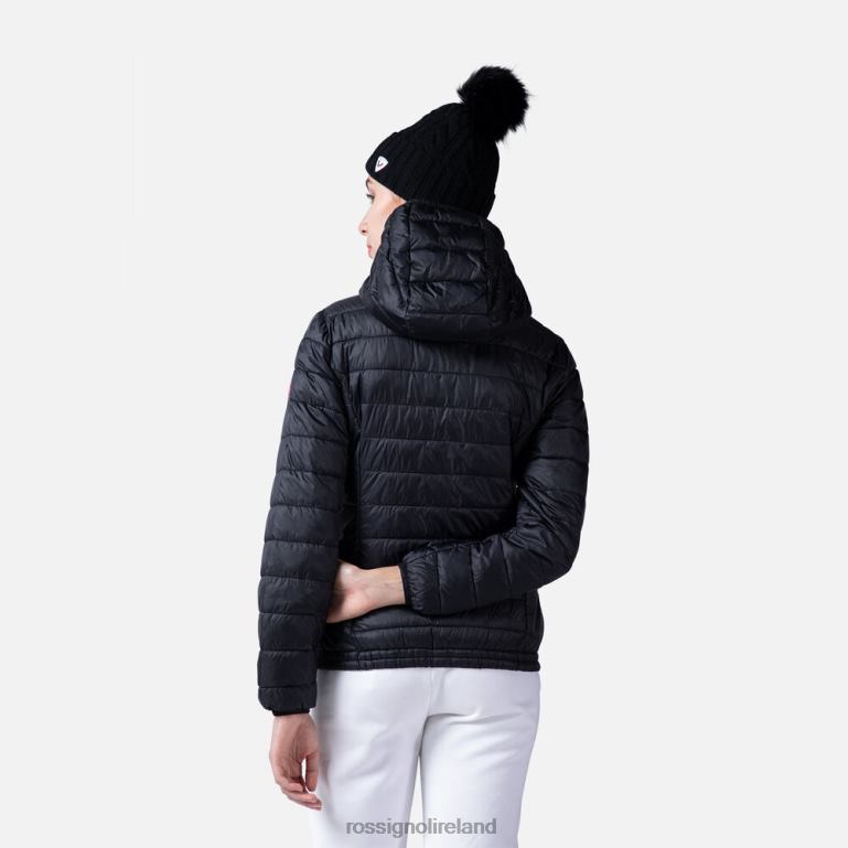 Rossignol Tops Women Hooded Insulated Jacket 180Gr Black 62R6R937