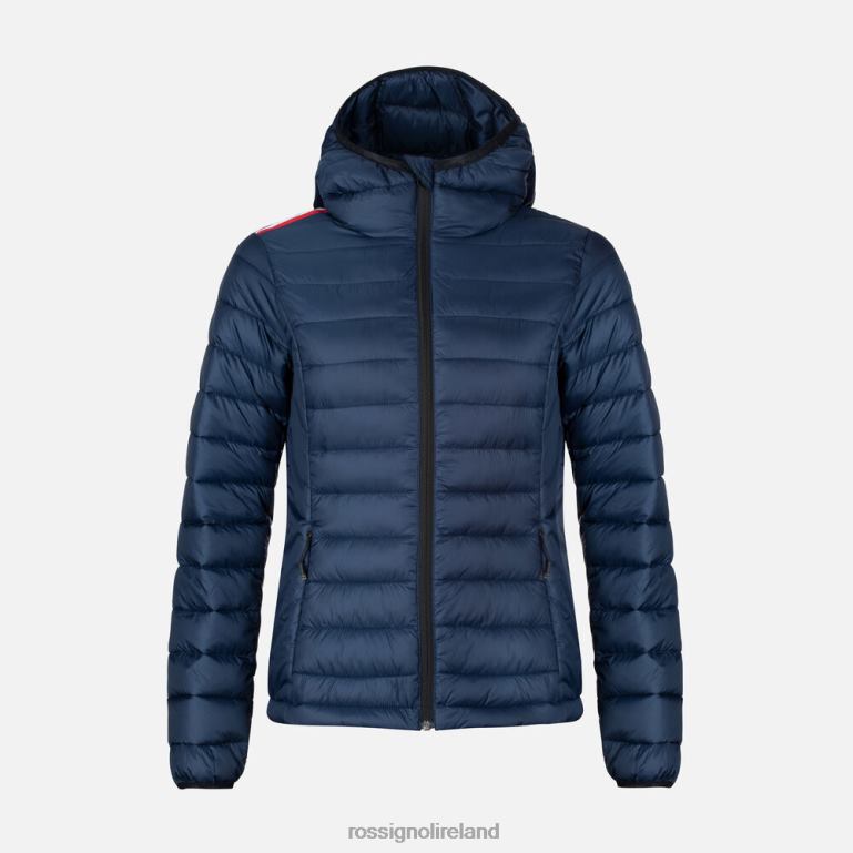 Rossignol Tops Women Hooded Insulated Jacket 180Gr Darknavy 62R6R936