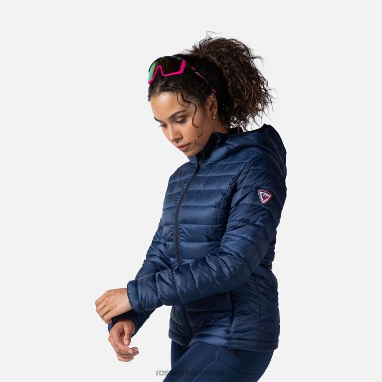 Rossignol Tops Women Hooded Insulated Jacket 180Gr Darknavy 62R6R936