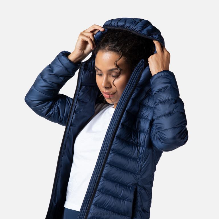 Rossignol Tops Women Hooded Insulated Jacket 180Gr Darknavy 62R6R936