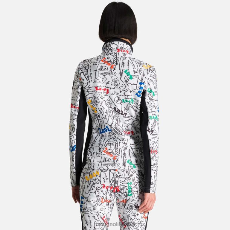 Rossignol Tops Women Jcc Brady Printed Soft Jacket Galaxy 62R6R1022