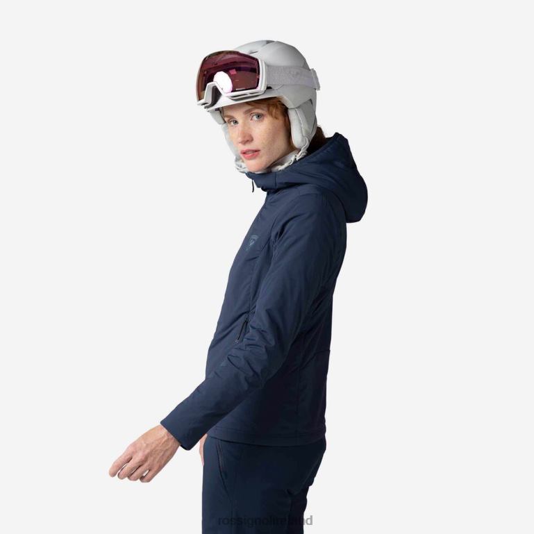 Rossignol Tops Women Opside Hooded Jacket Darknavy 62R6R818