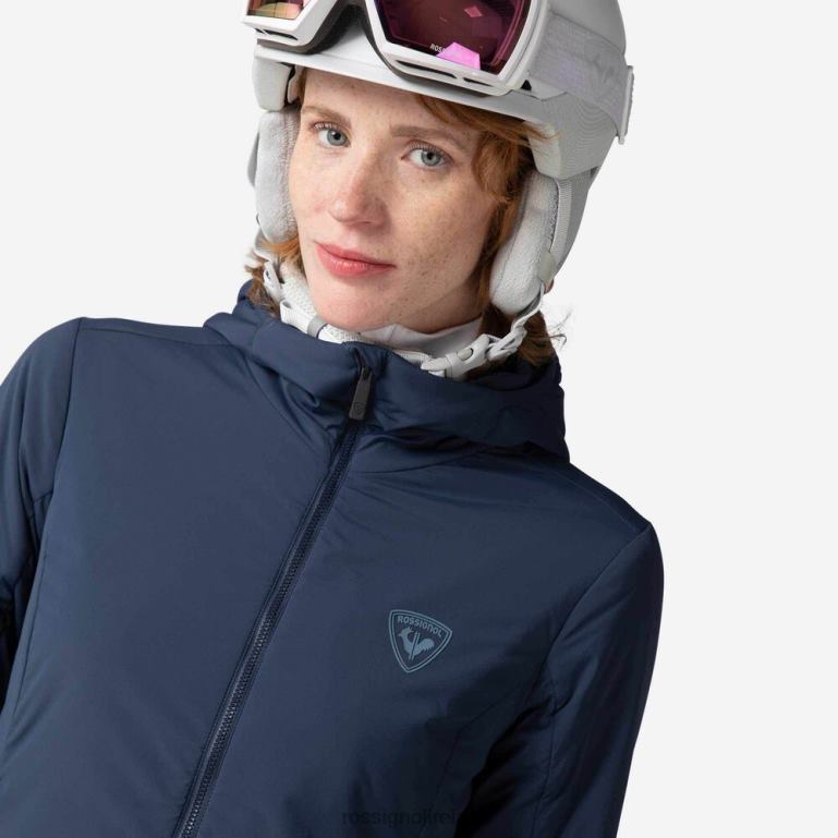 Rossignol Tops Women Opside Hooded Jacket Darknavy 62R6R818