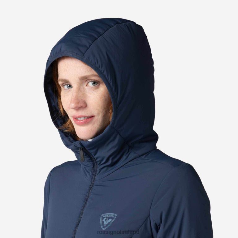 Rossignol Tops Women Opside Hooded Jacket Darknavy 62R6R818