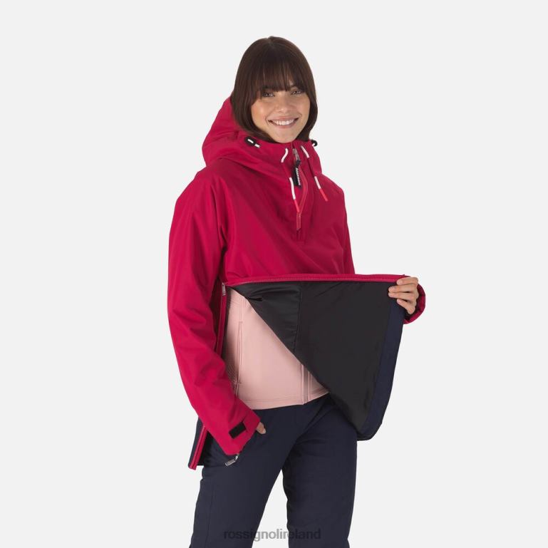 Rossignol Tops Women Skpr Anorak Cherry 62R6R1100