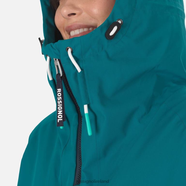 Rossignol Tops Women Skpr Anorak Darkemerald 62R6R1052