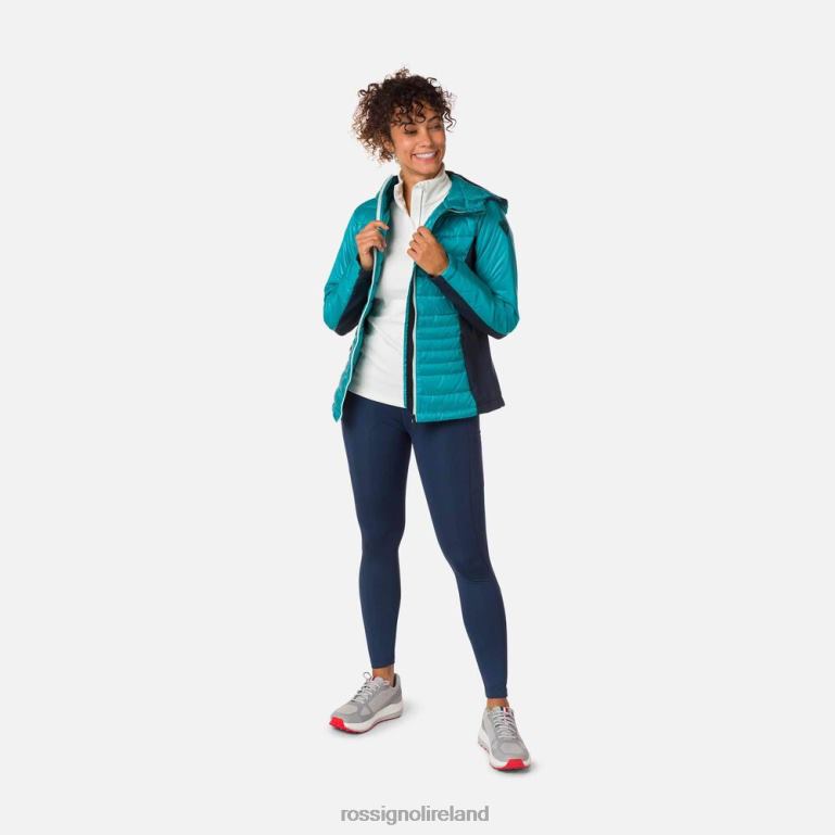 Rossignol Tops Women Skpr Hybrid Light Jacket Darkemerald 62R6R1045