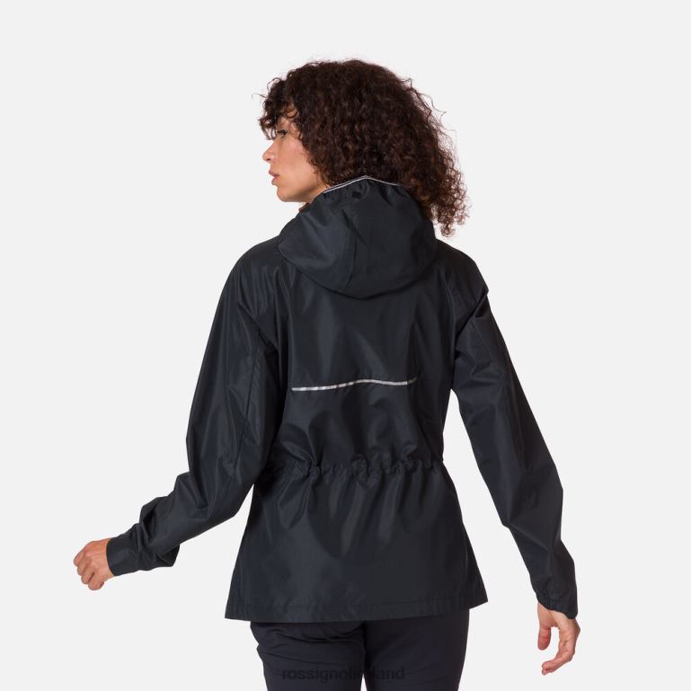 Rossignol Tops Women Active Rain Jacket Black 62R6R825