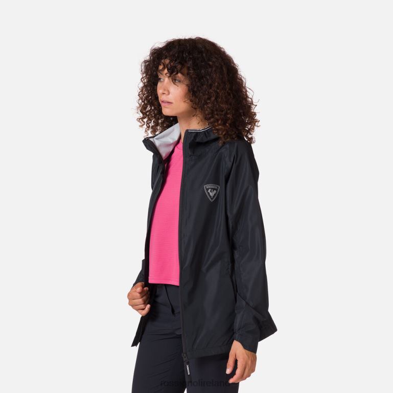 Rossignol Tops Women Active Rain Jacket Black 62R6R825