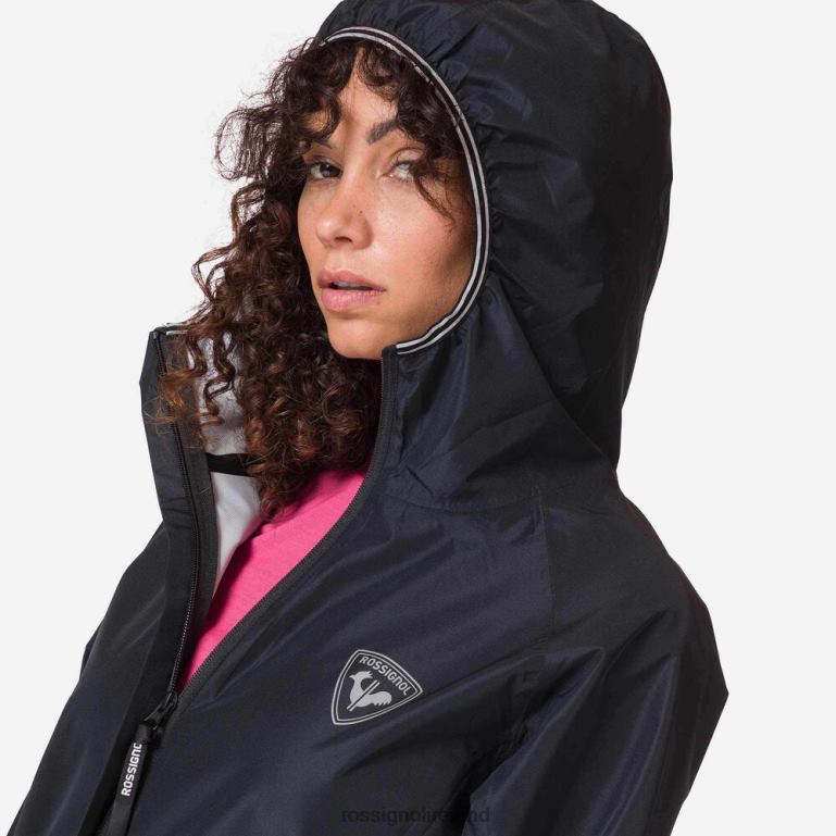 Rossignol Tops Women Active Rain Jacket Black 62R6R825