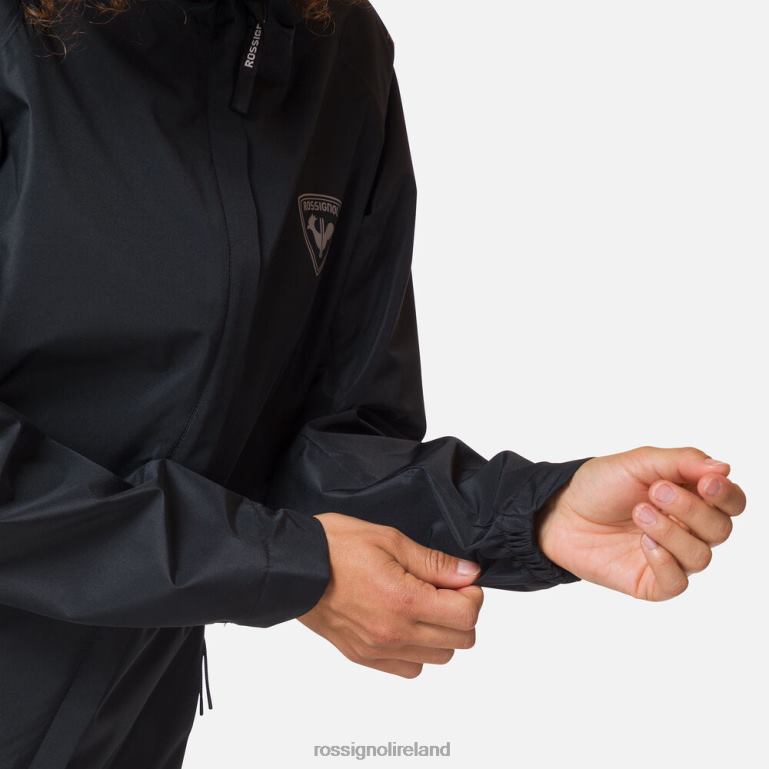 Rossignol Tops Women Active Rain Jacket Black 62R6R825