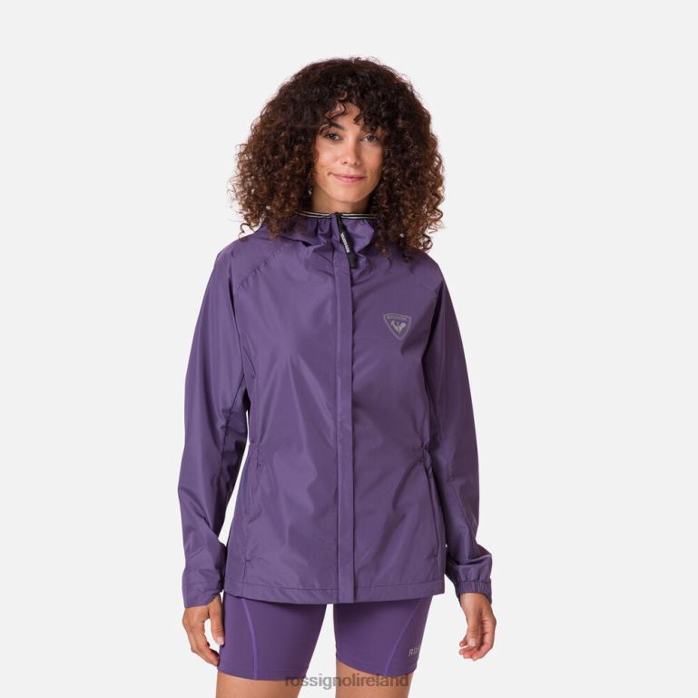 Rossignol Tops Women Active Rain Jacket Softgrape 62R6R704