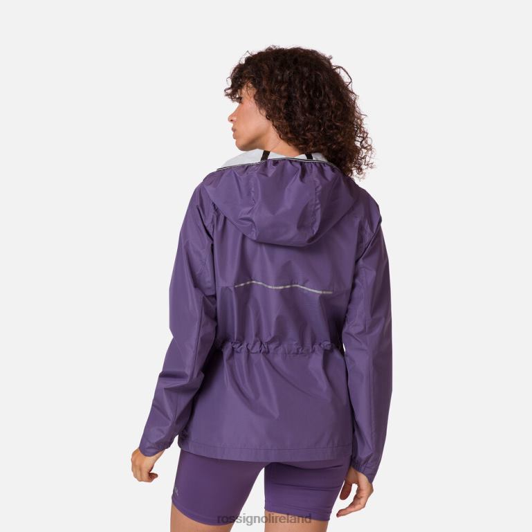 Rossignol Tops Women Active Rain Jacket Softgrape 62R6R704