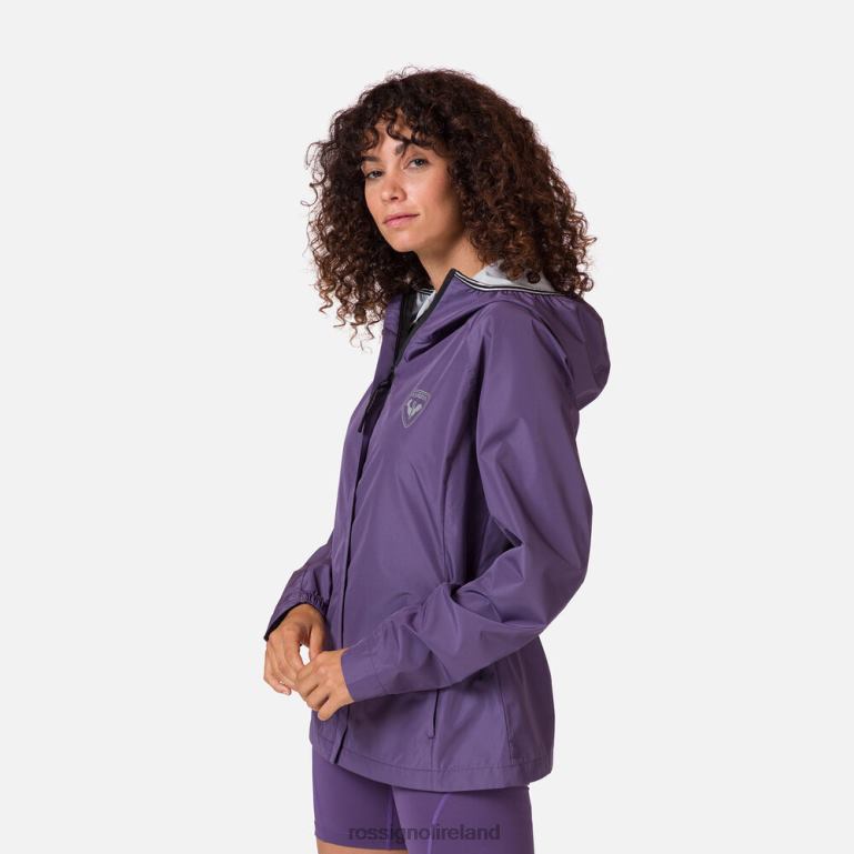 Rossignol Tops Women Active Rain Jacket Softgrape 62R6R704