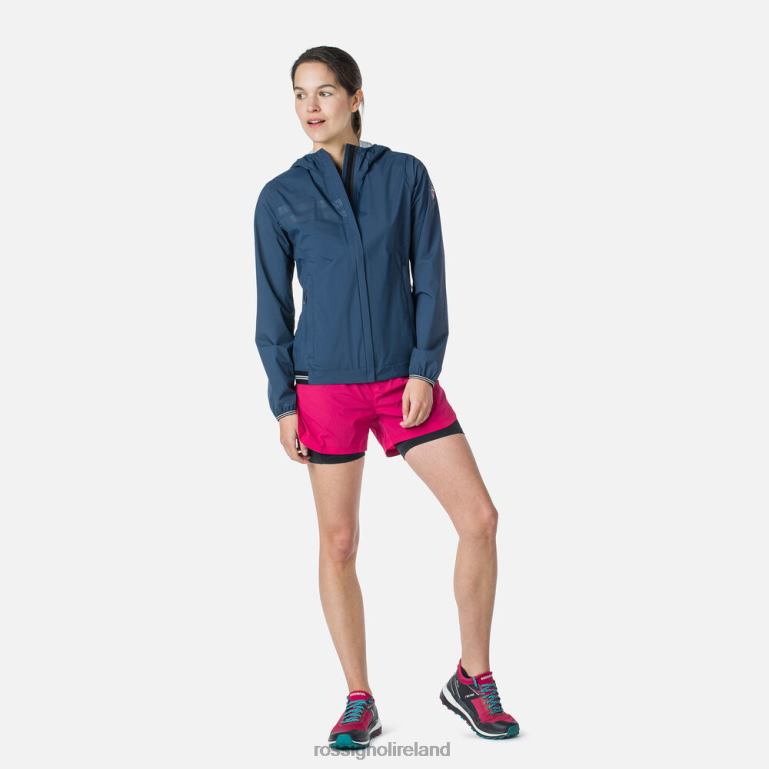 Rossignol Tops Women Lightweight Rain Jacket Darknavy 62R6R995