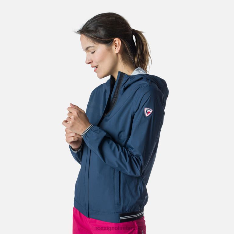 Rossignol Tops Women Lightweight Rain Jacket Darknavy 62R6R995
