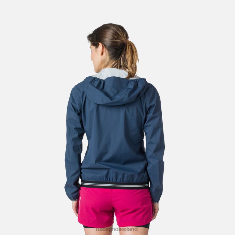 Rossignol Tops Women Lightweight Rain Jacket Darknavy 62R6R995