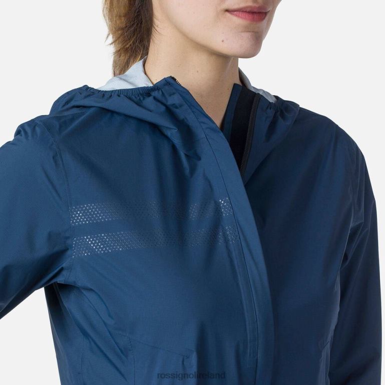 Rossignol Tops Women Lightweight Rain Jacket Darknavy 62R6R995