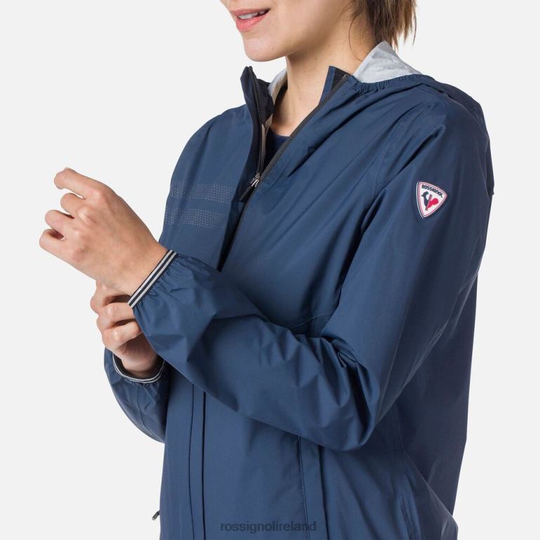 Rossignol Tops Women Lightweight Rain Jacket Darknavy 62R6R995