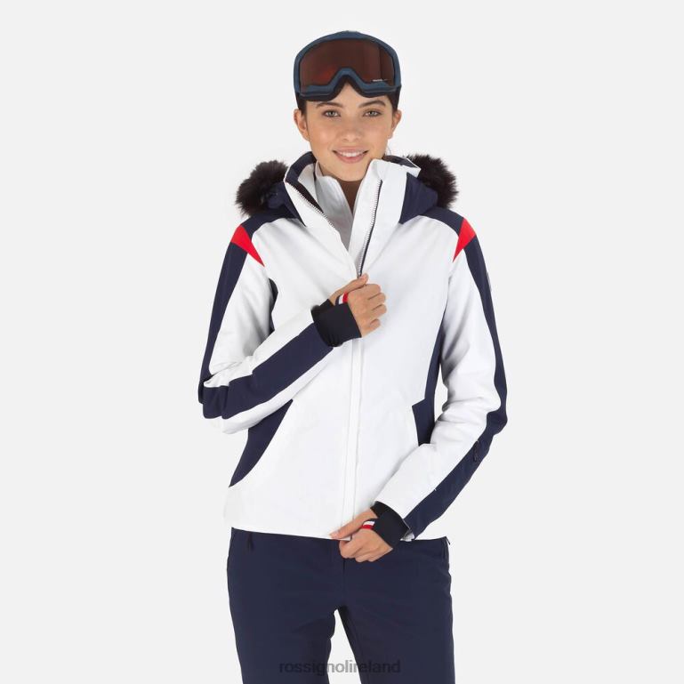 Rossignol Tops Women Aerial Ski Jacket White 62R6R1091
