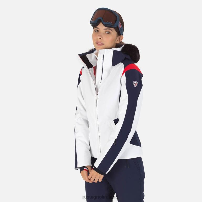 Rossignol Tops Women Aerial Ski Jacket White 62R6R1091