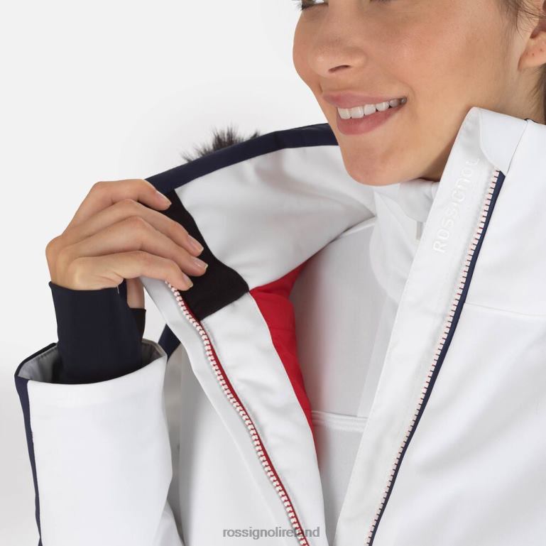 Rossignol Tops Women Aerial Ski Jacket White 62R6R1091