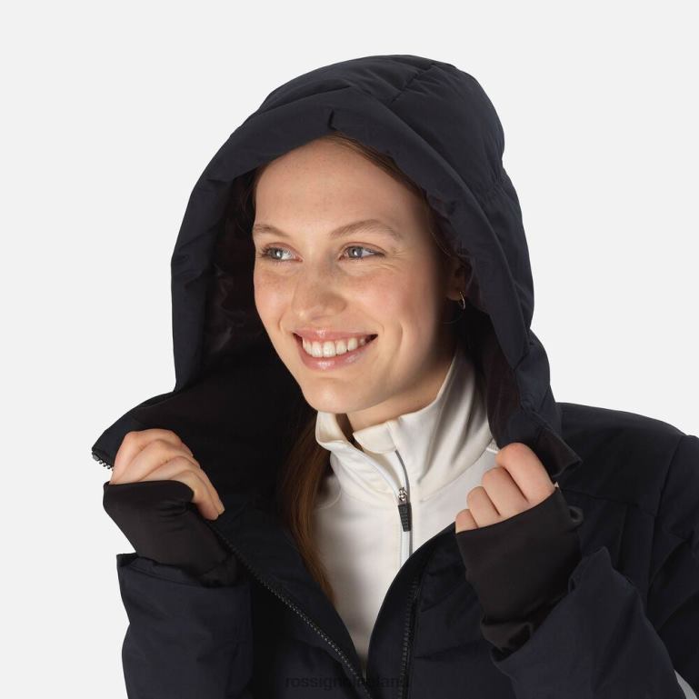 Rossignol Tops Women Courbe Ski Jacket Black 62R6R1121