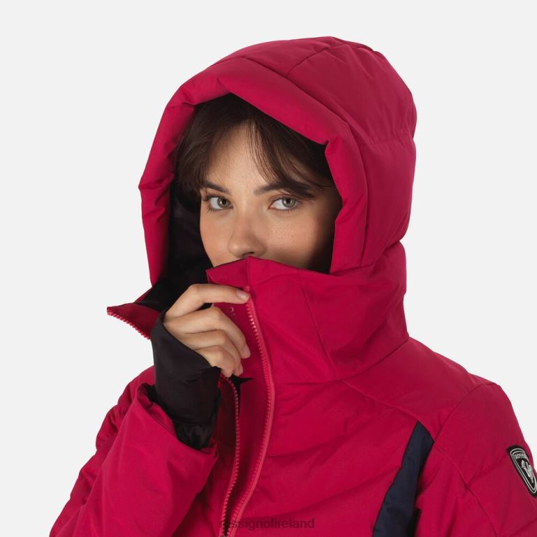 Rossignol Tops Women Courbe Ski Jacket Cherry 62R6R1112