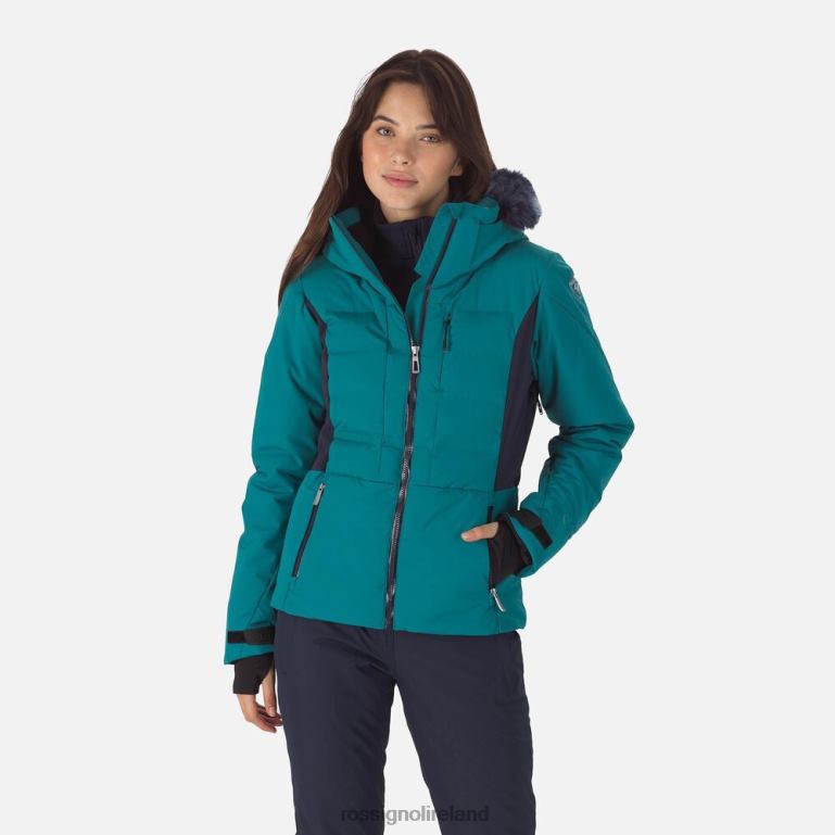 Rossignol Tops Women Depart Ski Jacket Dark Emerald 62R6R987