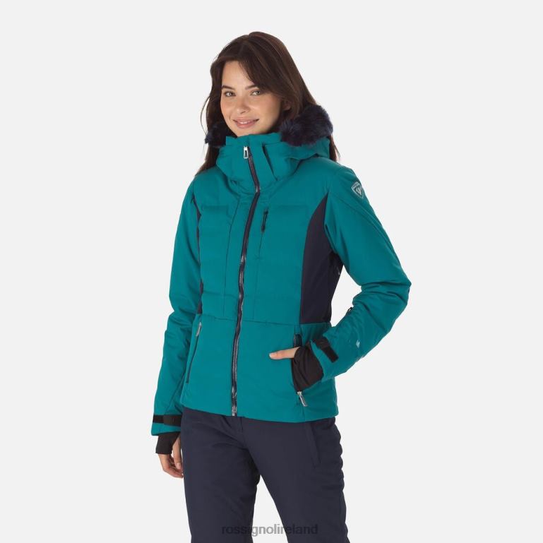 Rossignol Tops Women Depart Ski Jacket Dark Emerald 62R6R987