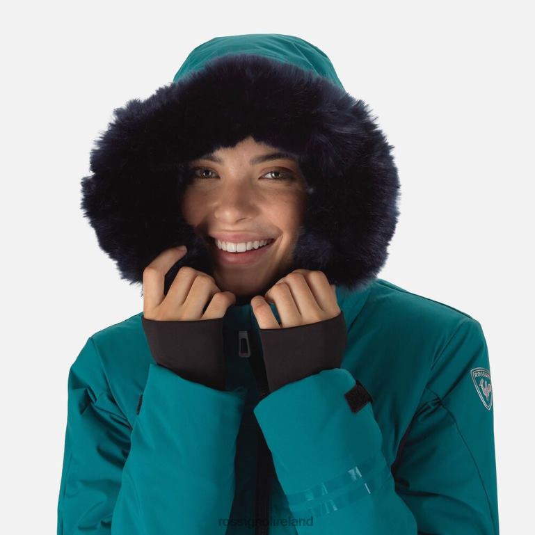Rossignol Tops Women Depart Ski Jacket Dark Emerald 62R6R987