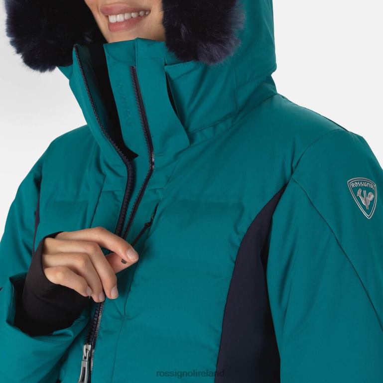 Rossignol Tops Women Depart Ski Jacket Dark Emerald 62R6R987