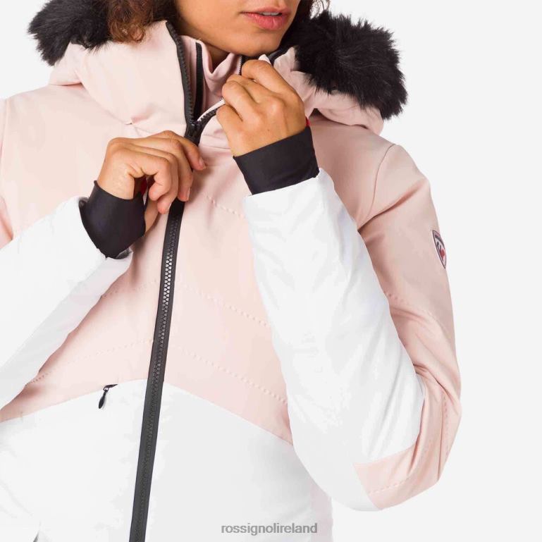 Rossignol Tops Women Merino Terrain Ski Jacket Powderpink 62R6R1018