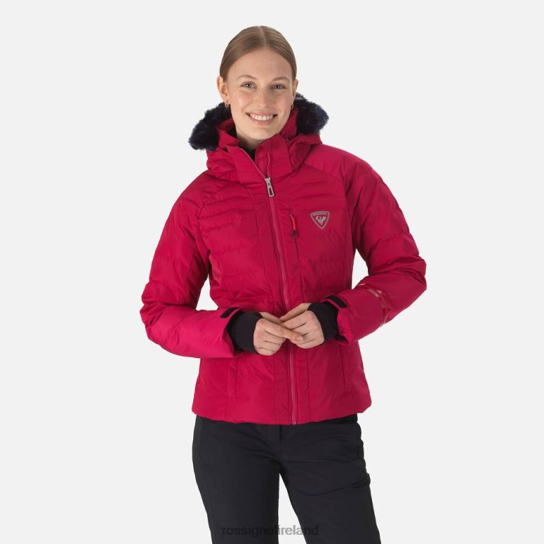 Rossignol Tops Women Rapide Pearly Ski Jacket Cherry 62R6R1011