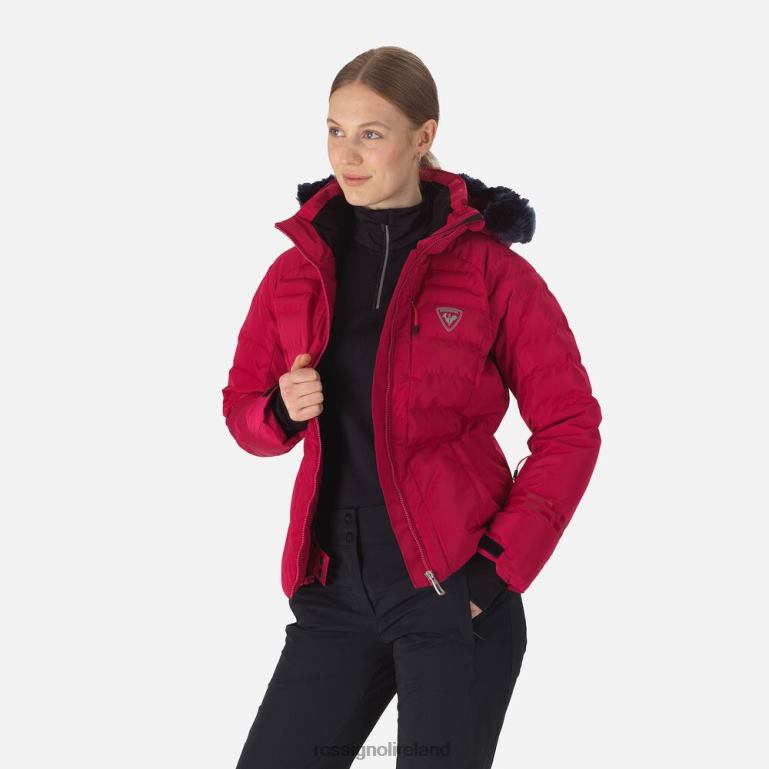 Rossignol Tops Women Rapide Pearly Ski Jacket Cherry 62R6R1011