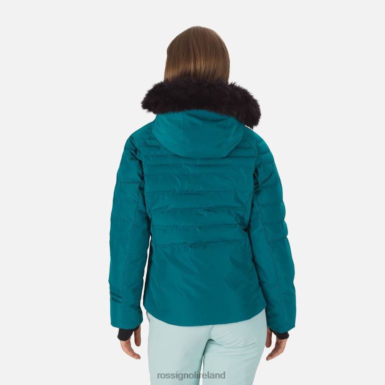 Rossignol Tops Women Rapide Pearly Ski Jacket Dark Emerald 62R6R788