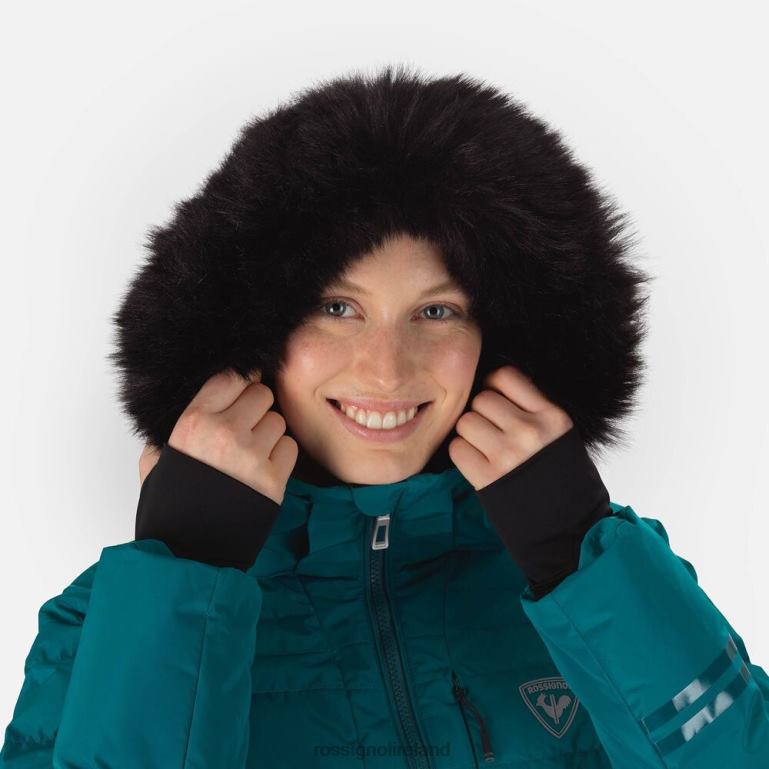 Rossignol Tops Women Rapide Pearly Ski Jacket Dark Emerald 62R6R788