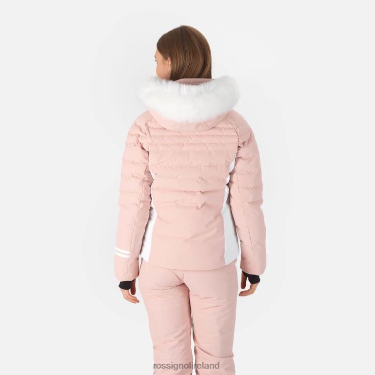 Rossignol Tops Women Rapide Ski Jacket Powderpink 62R6R1113