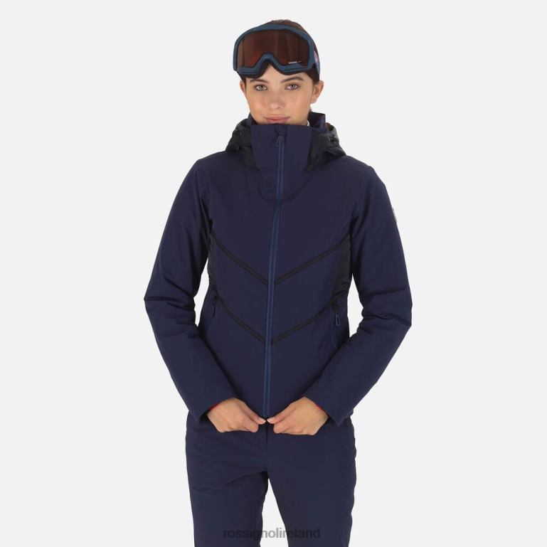Rossignol Tops Women React Merino Ski Jacket Darknavy 62R6R791
