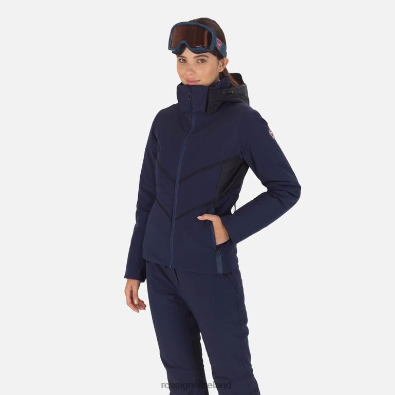 Rossignol Tops Women React Merino Ski Jacket Darknavy 62R6R791