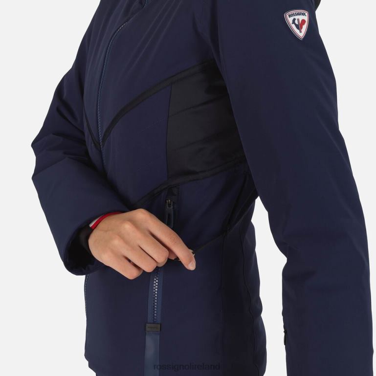 Rossignol Tops Women React Merino Ski Jacket Darknavy 62R6R791