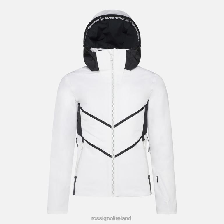 Rossignol Tops Women React Merino Ski Jacket White 62R6R1060