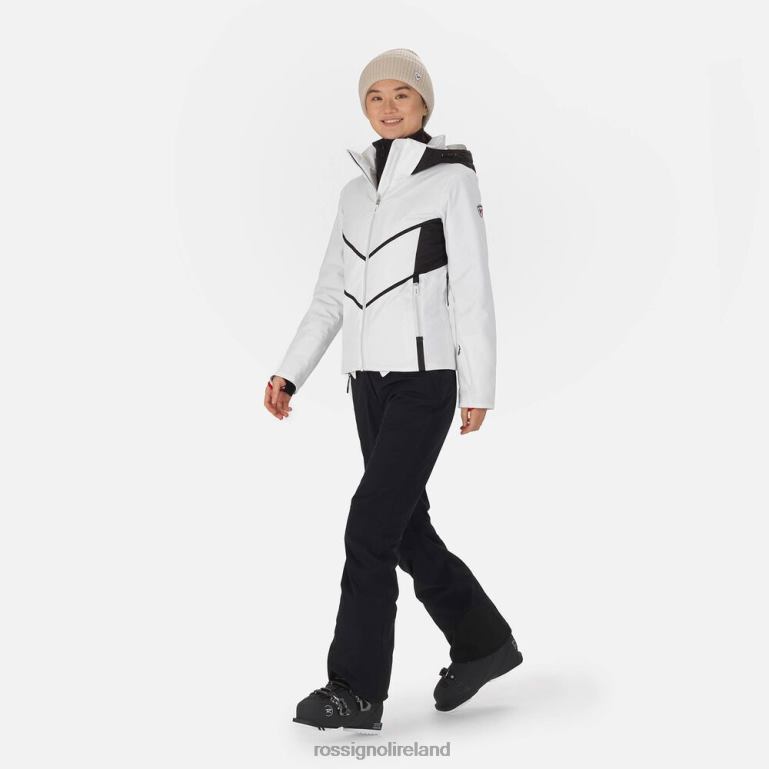Rossignol Tops Women React Merino Ski Jacket White 62R6R1060
