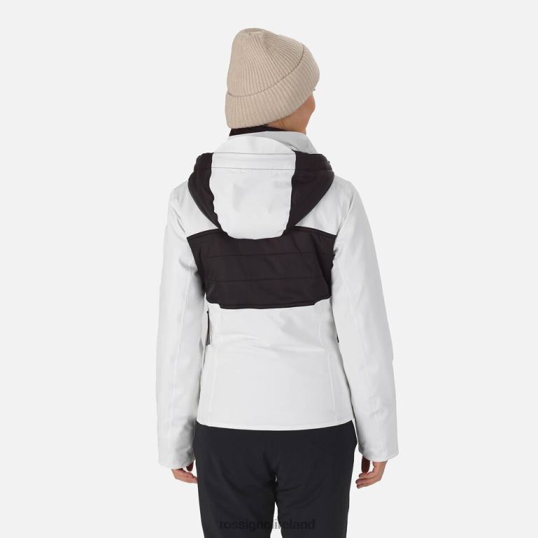 Rossignol Tops Women React Merino Ski Jacket White 62R6R1060