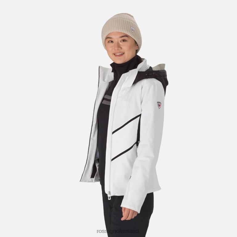Rossignol Tops Women React Merino Ski Jacket White 62R6R1060