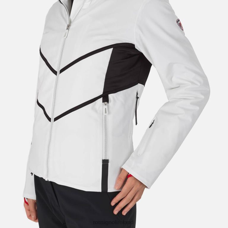 Rossignol Tops Women React Merino Ski Jacket White 62R6R1060