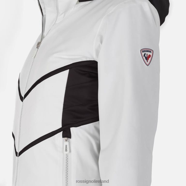 Rossignol Tops Women React Merino Ski Jacket White 62R6R1060