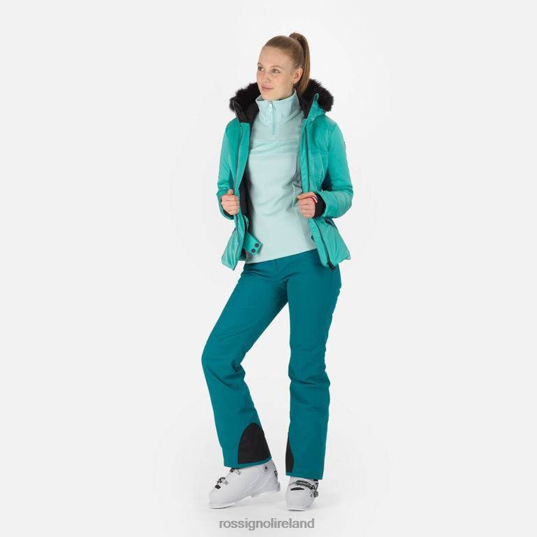 Rossignol Tops Women Roc Ski Jacket Turquoise 62R6R1025