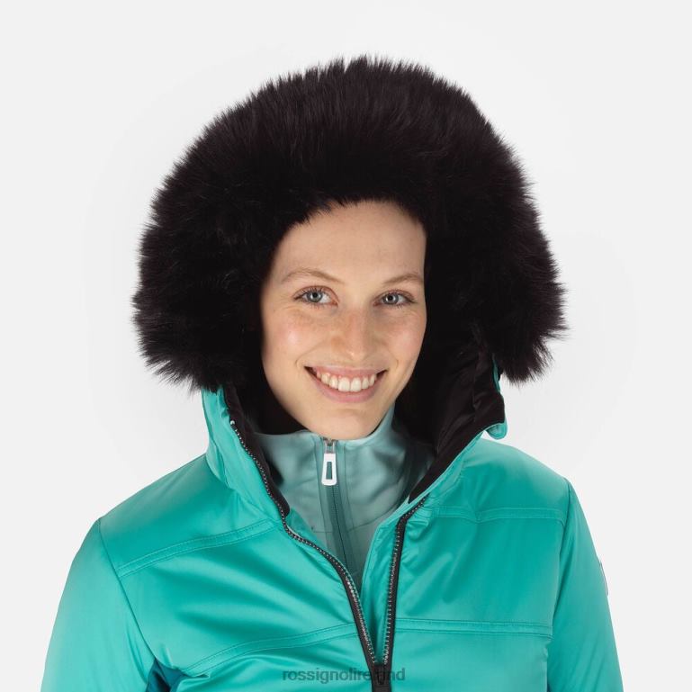 Rossignol Tops Women Roc Ski Jacket Turquoise 62R6R1025